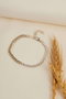 Heliophilia Silver Pulsera de Plata con Piedra de Circonita, Talla Única